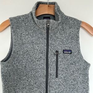 PATAGONIA Better Sweater Vest Grey Gray Stonewash Kids